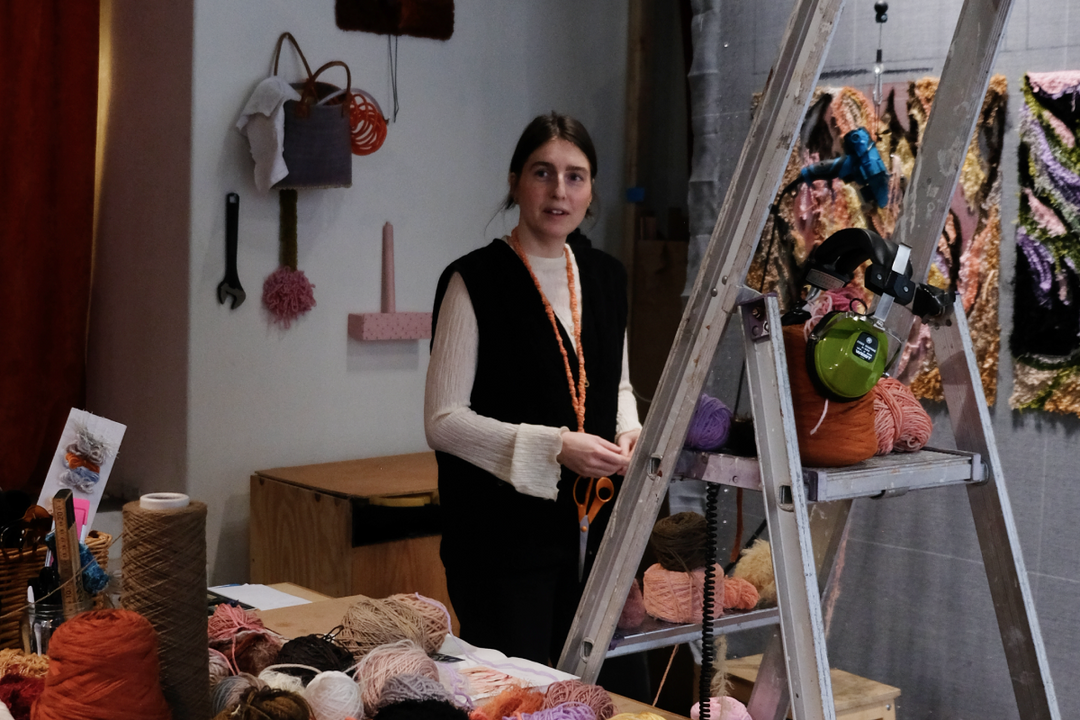 Thilda Olsson in workshop